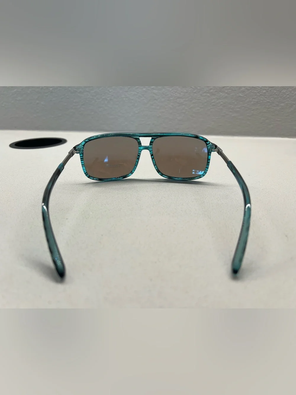 Vince Camuto Men's Teal Aviator-Style Sunglasses